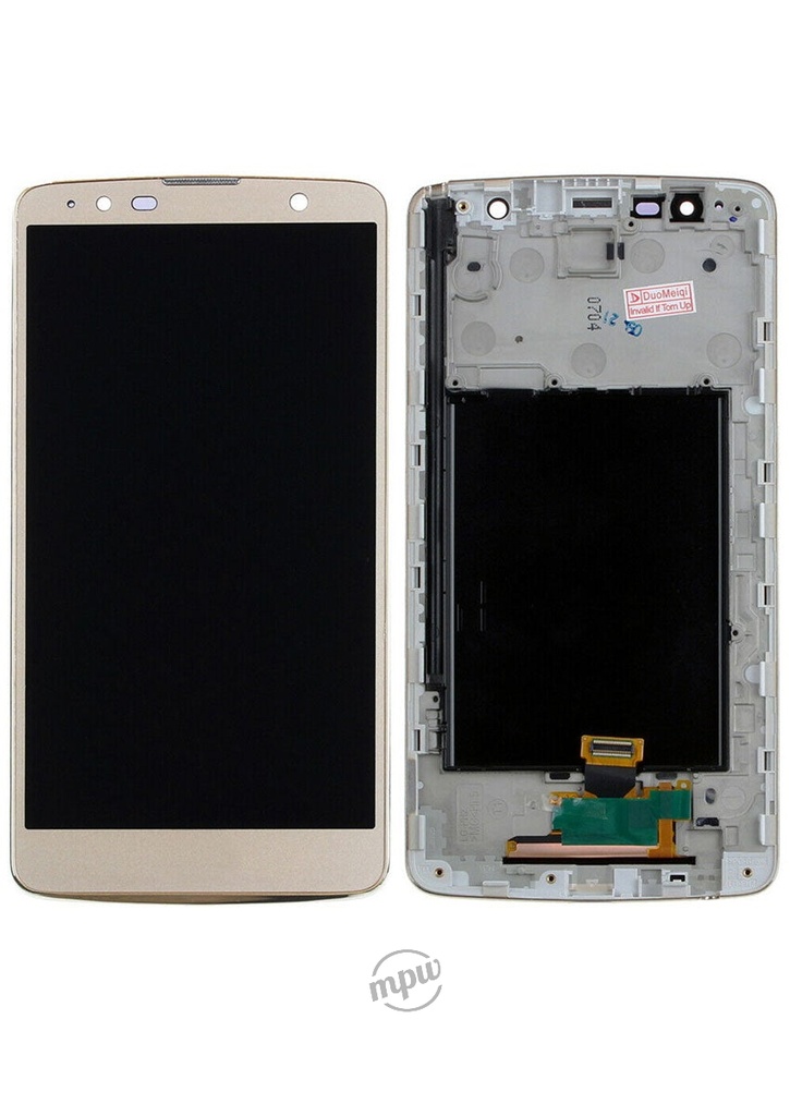 LG G Stylo 2 LCD Assembly w/Frame - Gold