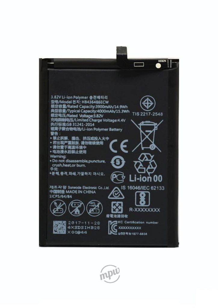 Replacement Battery for Huawei Mate 10 (HB436486ECW)