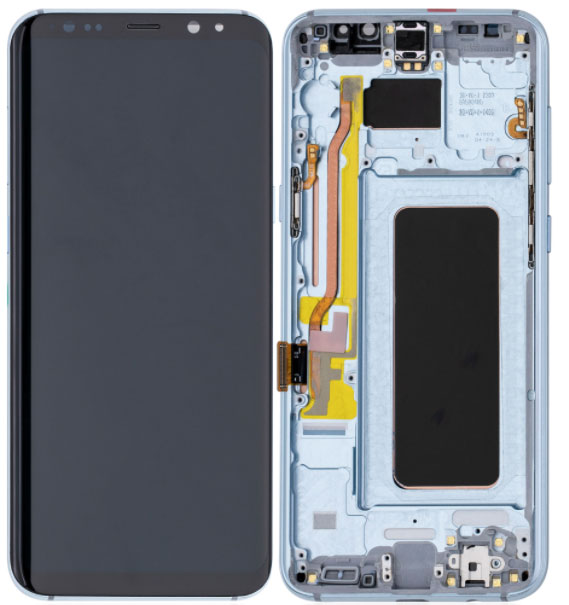 Samsung S8P LCD Replacement W/Frame - Blue