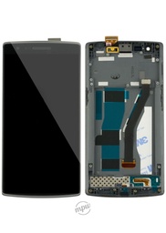 [00818000] OnePlus One (A0001) LCD Assembly w/Frame - Black