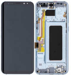 [01801071] Samsung S8P LCD Replacement W/Frame - Blue